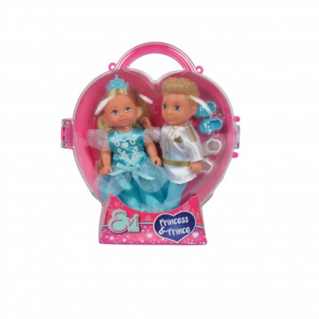 Куклы Тимми и Еви Simba - принц и принцесса, 12см 5733071WBO - фото 2