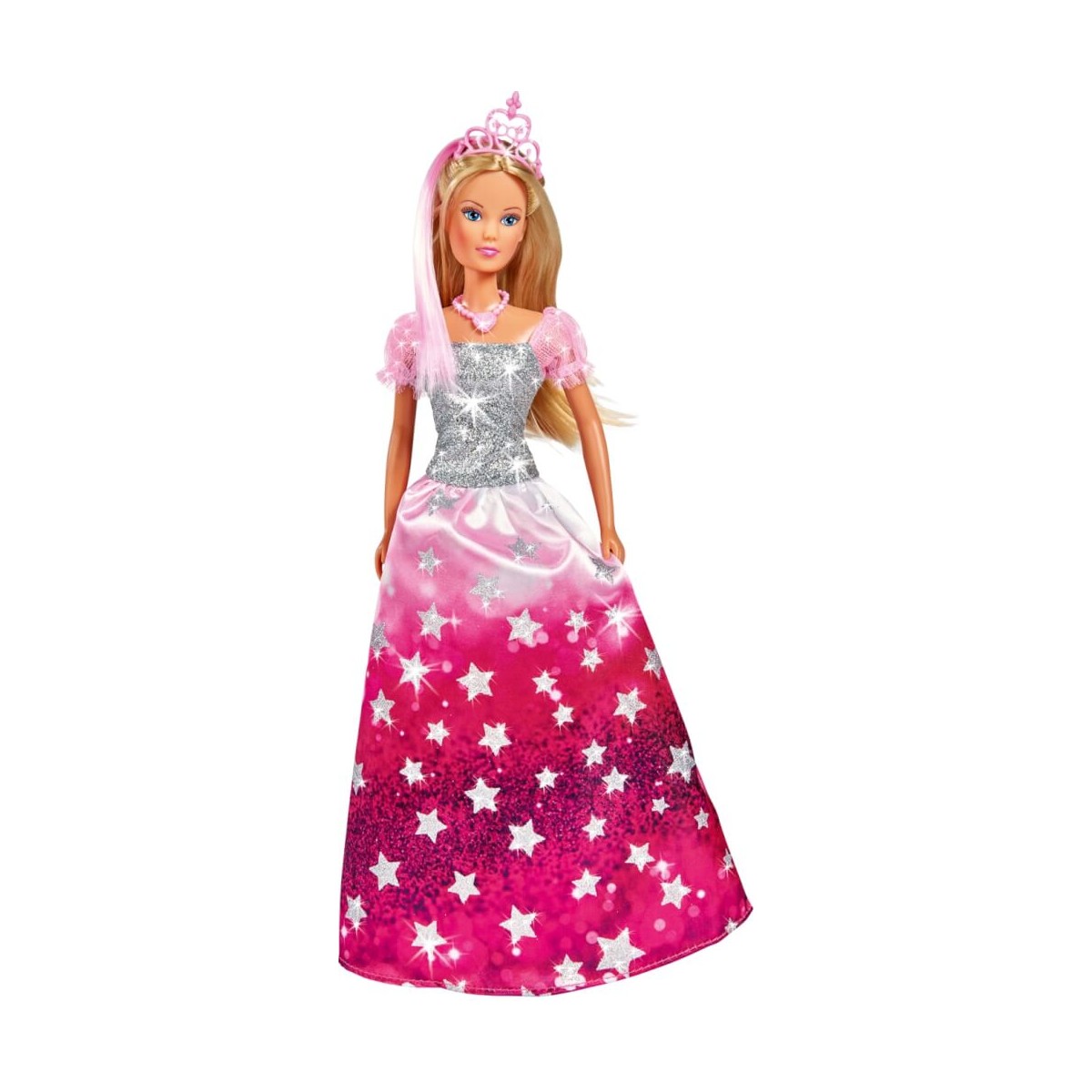 Кукла Штеффи в блестящем платье со звездочками и тиарой, 29 см 5733317 - фото 1