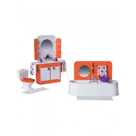 Мебель для кукольного домика Огонек Ванная комната С-1333 - фото 2