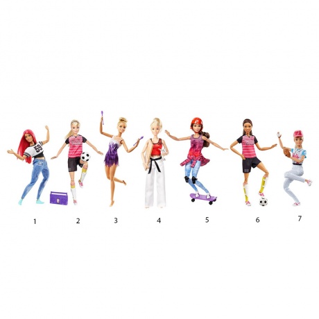 Кукла Barbie куклы-спортсменки в асс. MATTEL DVF68 - фото 1