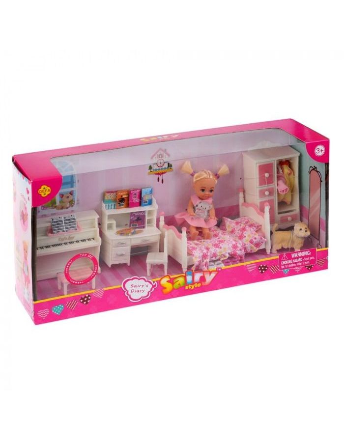 цена Кукла в спальне в коробке Defa Lucy 8413