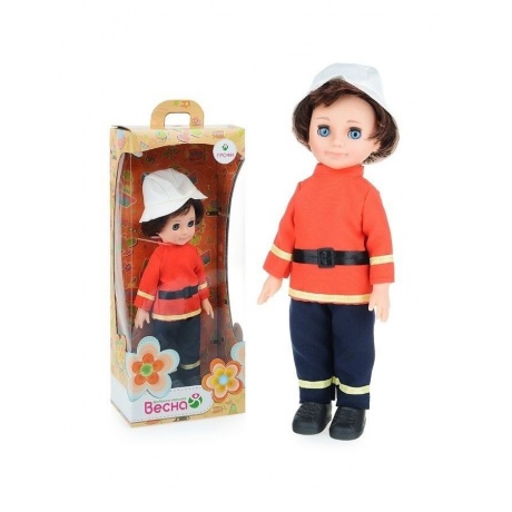 Кукла Пожарный 30 см (кукла пластмасссовая) Весна В3880 - фото 1