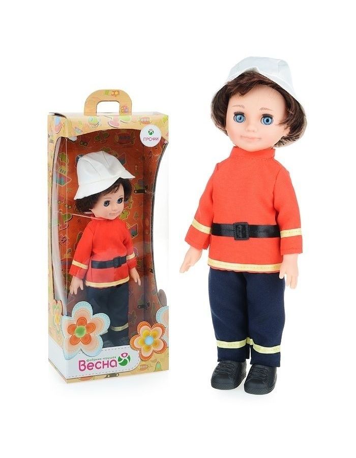 Кукла Пожарный 30 см (кукла пластмасссовая) Весна В3880 фотографии