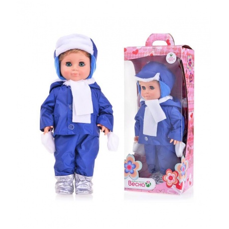 Кукла Мальчик дидактический 2 кукла пластмассовая 43 см Весна Весна В3147 - фото 1