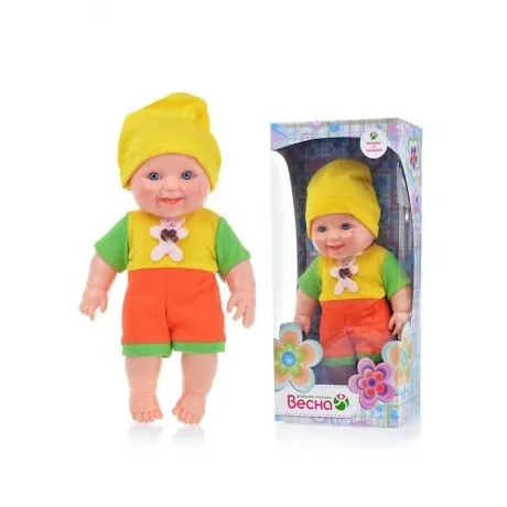Малыш 9 мальчик кукла пластмассовая 30 см Весна В2939