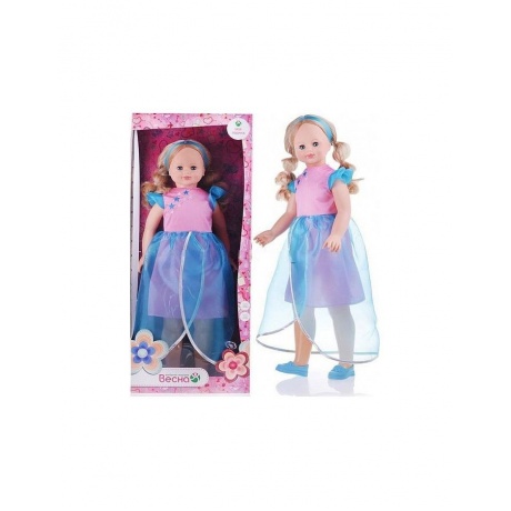 Снежана праздничная 1 кукла пластмассовая озвученная 83 см - фото 1
