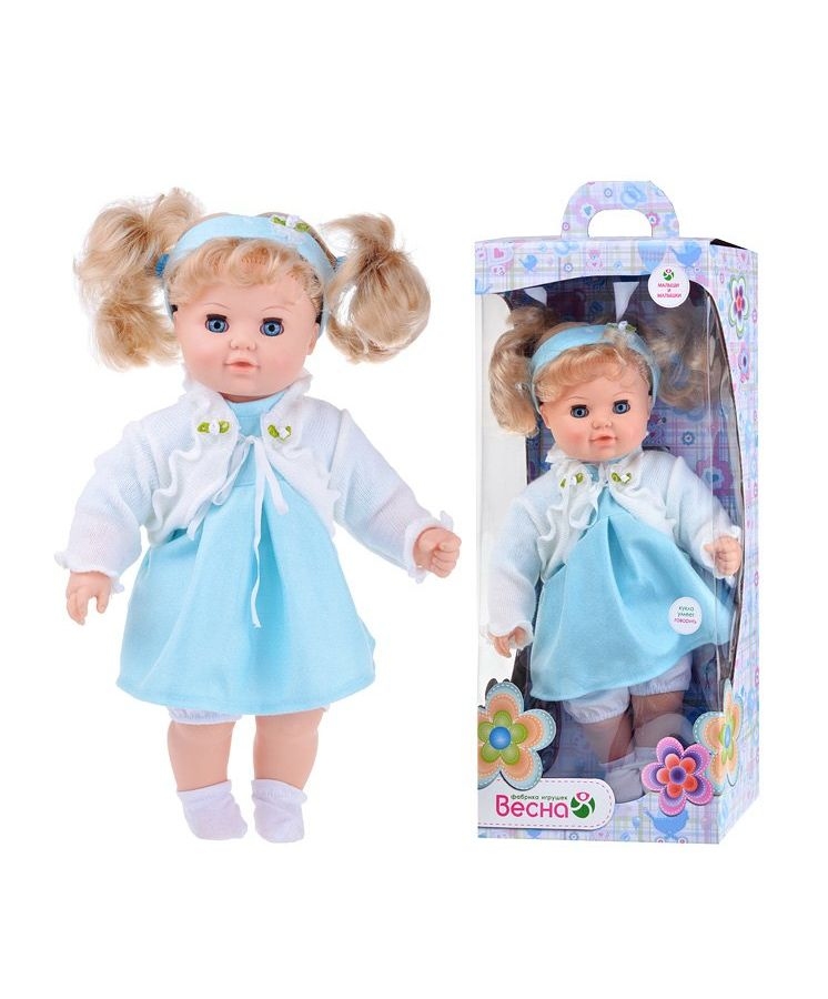 цена Саша Весна 5 кукла мягконабивная озвученная 42 см