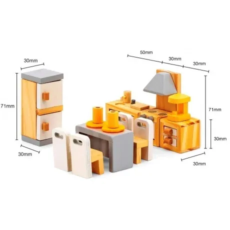 Игрушечная мебель "Кухня" в коробке 44038