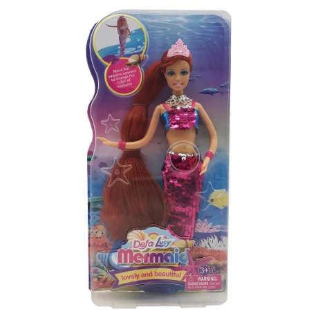 Кукла-русалка с аксессуарами Mermaid в блистере 8433 - фото 2