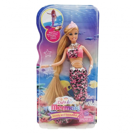 Кукла-русалка с аксессуарами Mermaid в блистере 8433 - фото 7