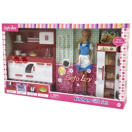 Набор &quot;Кукла на кухне&quot; (свет) в коробке 8085 - фото 5