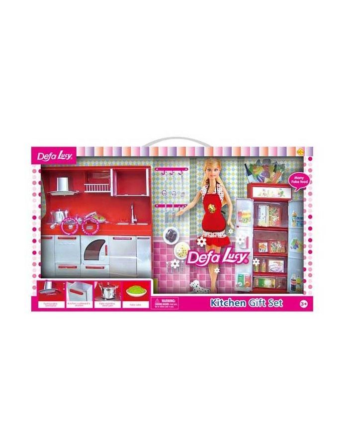 цена Набор Кукла на кухне (свет) в коробке 8085