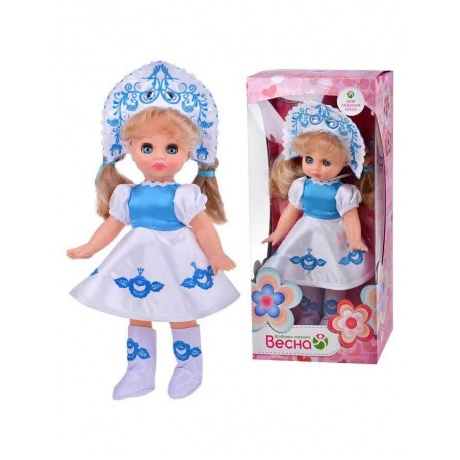 Эля Весна Гжельская красавица кукла пластмассовая 30 см - фото 1