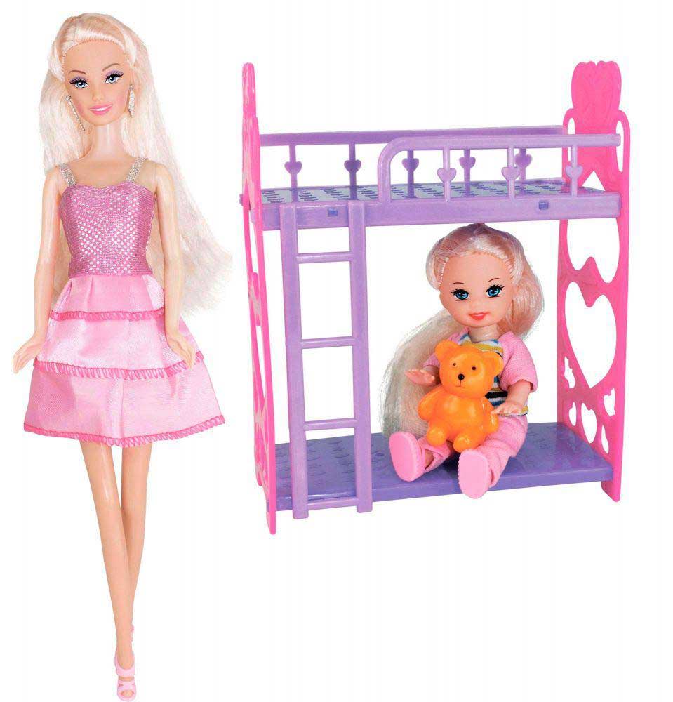 Кукла Ася ToysLab Спокойной ночи, малышка набор с мини-куклой арт.35095