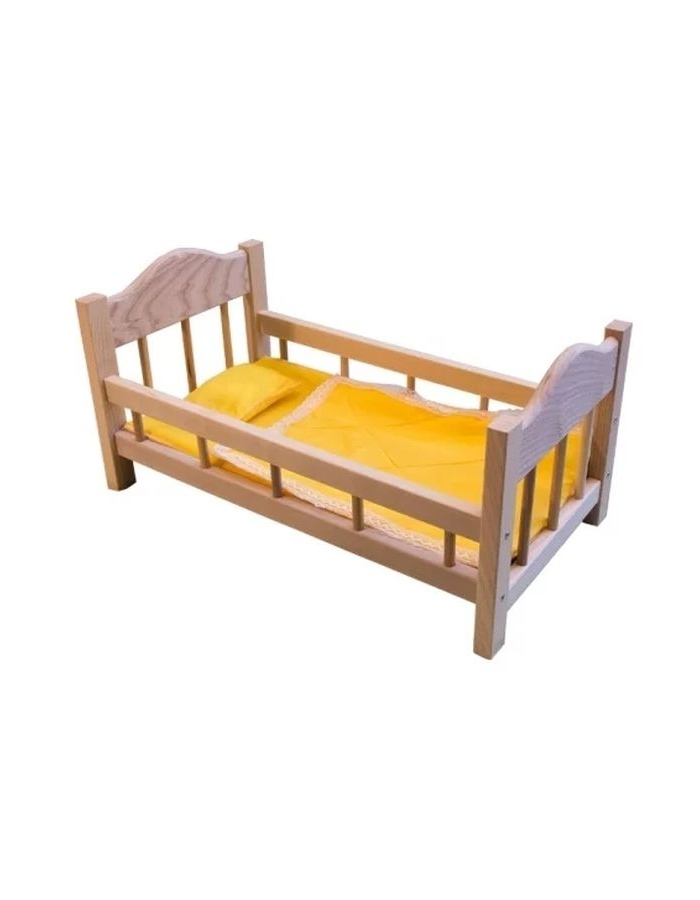 Кроватка для кукол Ясюкевич №14 Засыпайка (дерево) 48*25*24,5см кроватка для кукол 14 засыпайка