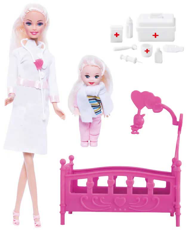 Кукла Ася ToysLab Детский доктор набор с мини куклой арт.35101