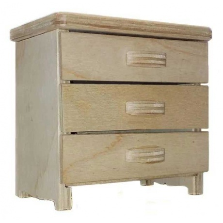 Мебель для кукол Альтаир комод  арт.МК-016 - фото 1