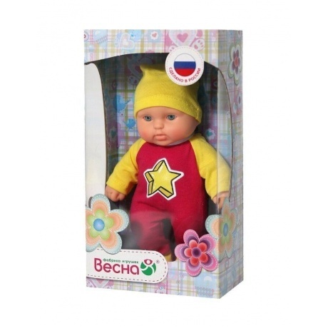 Карапуз Звездочка Весна кукла 20 см пластмассовая - фото 6
