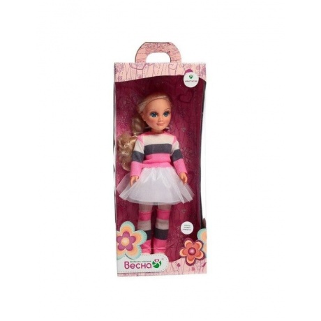 Анастасия яркие полоски Весна кукла 42 см пластмассовая озвученная - фото 5