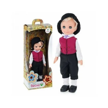 Мальчик в норвежском костюме 30 см.Весна Кукла пластмассовая