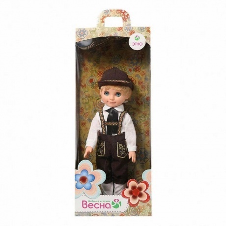 Мальчик в баварском костюме 30 см. Весна Кукла пластмассовая - фото 2