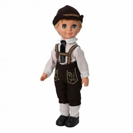 Мальчик в баварском костюме 30 см. Весна Кукла пластмассовая - фото 4