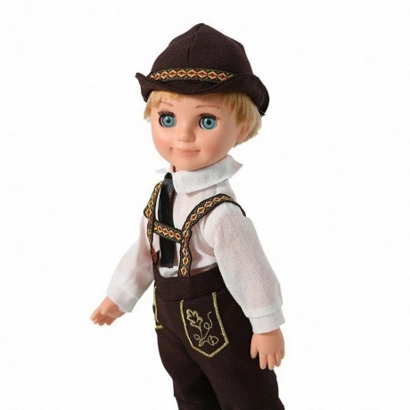 Мальчик в баварском костюме 30 см. Весна Кукла пластмассовая - фото 7