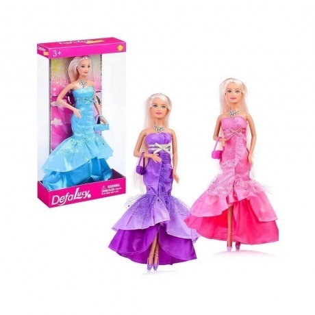 Кукла 29 см с аксессуарами (сумочка) 3 вида в ассортименте плать...