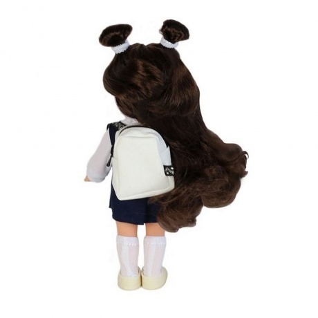 Кукла Ася первоклассница в синем.26см Кукла пластмассовая - фото 2