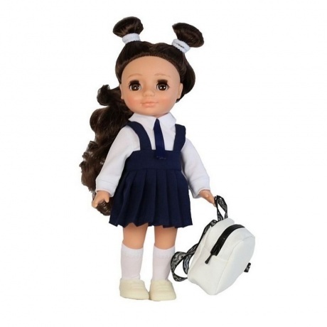 Кукла Ася первоклассница в синем.26см Кукла пластмассовая - фото 3
