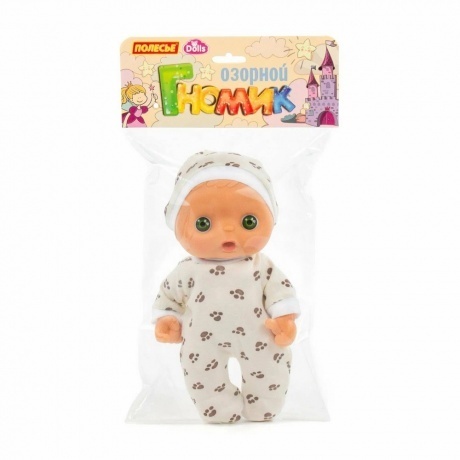 Кукла &quot;Озорной гномик&quot; (24 см) (в пакете) - фото 1