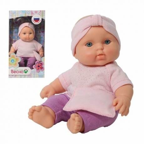 Карапуз с подушечкой Весна кукла 20 см пластмассовая - фото 2