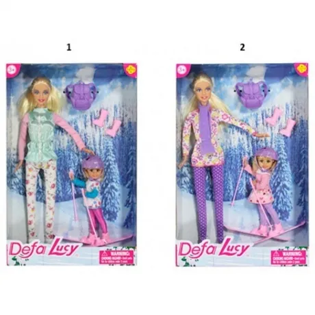 Набор кукол (29см,14см) с аксессуарами, 2 вида, в коробке рюкзак...