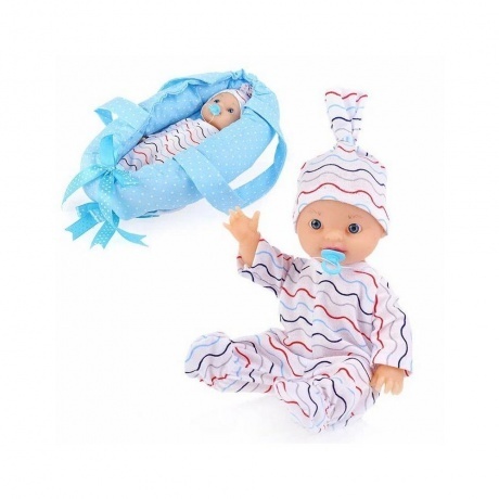 Пупс "Гриша" 22 см в переноске - фото 10