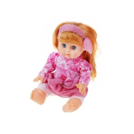 Кукла (34см) на батарейках(звук) в юбке с люрексом в рюкзаке блу...