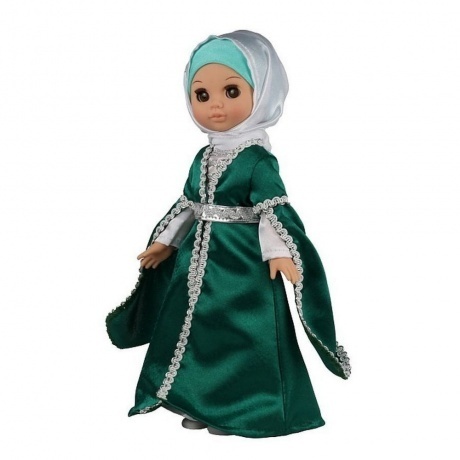 Кукла.Девочка в чеченском костюме. Весна. пластмассовая - фото 3