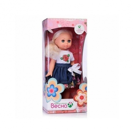 Эля цветочная поляна Весна кукла 30 см пластмассовая - фото 3