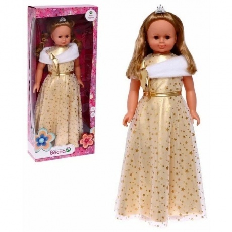 Кукла Снежана праздничная 5 Весна 83 см пластмассовая озвученная