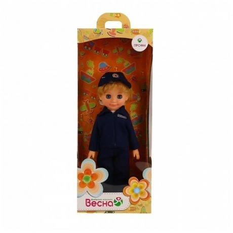 Полицейский мальчик Весна кукла 30 см пластмассовая - фото 11