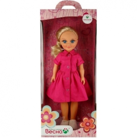 Кукла Анастасия розовое лето Весна 42 см пластмассовая озвученная - фото 2