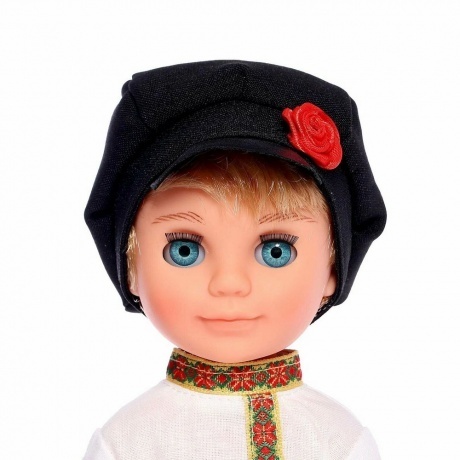 Мальчик в русском костюме Весна кукла 30 см пластмассовая - фото 4