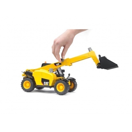 Машинка Bruder Погрузчик колёсный CAT Telehandler с телескопическим ковшом - фото 8