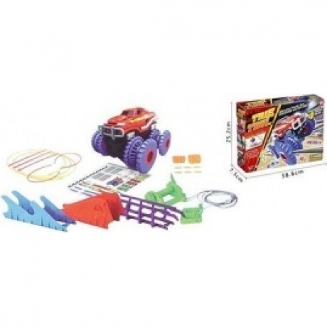 Трек с машинкой на батарейках в коробке BB881