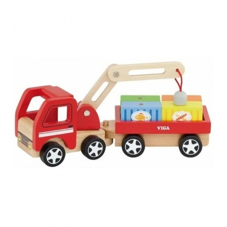 

Набор Кран(кран,прицеп,кубики)на магн.в коробке VIGA 50690