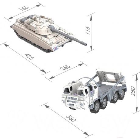 Военный тягач "Арктика" с танком 288 - фото 4