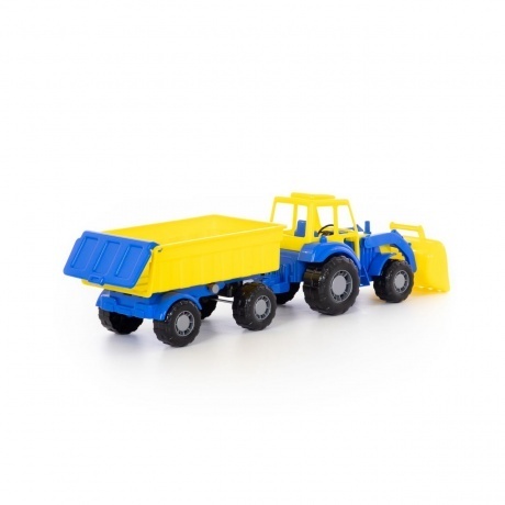 Трактор "Алтай" с прицепом №1 и ковшом 35349 - фото 3