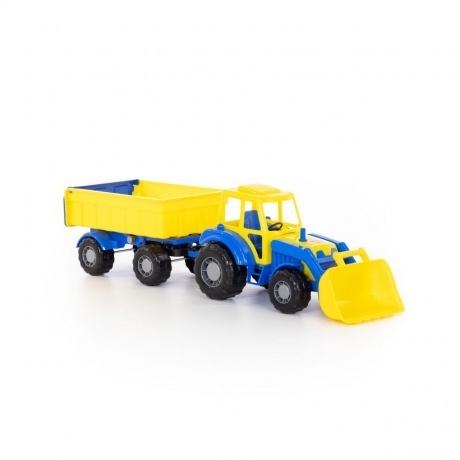 Трактор "Алтай" с прицепом №1 и ковшом 35349 - фото 4