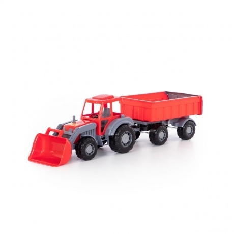 Трактор "Алтай" с прицепом №1 и ковшом 35349 - фото 5