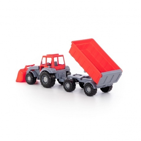 Трактор "Алтай" с прицепом №1 и ковшом 35349 - фото 6