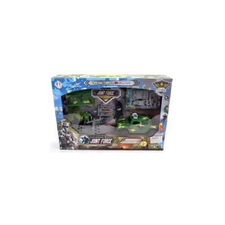 Набор "Военная техника"в коробке В наборе:машина,солдат,укреплен...